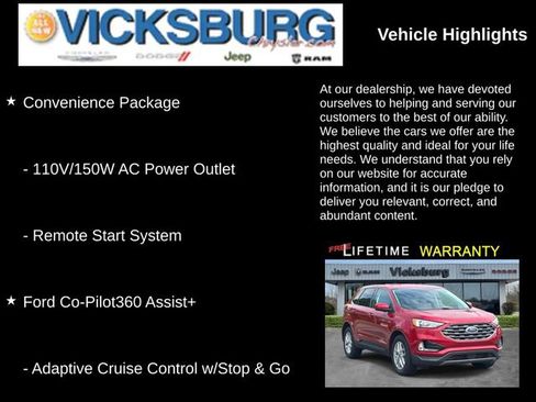 Used 2021 Ford Edge SEL w/ Convenience Package AWD/4WD image 25