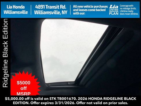 New 2026 Honda Ridgeline Black Edition image 25