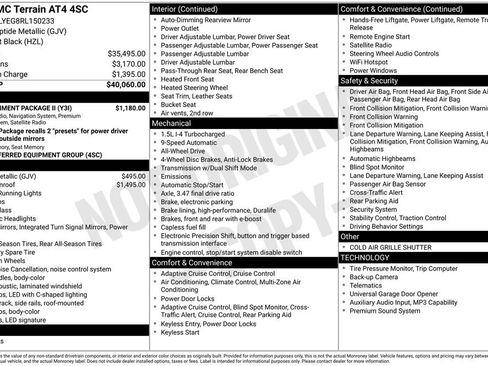 Certified 2024 GMC Terrain AT4 w/ Infotainment Package II AWD/4WD image 33
