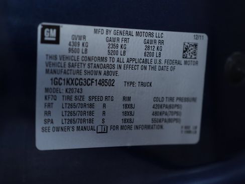 Used 2012 Chevrolet Silverado 2500 LT w/ Interior Plus Package image 39