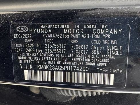 Used 2023 Hyundai Kona SE w/ Cargo Package FWD image 8