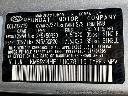 Used 2020 Hyundai Palisade SEL w/ Premium Package FWD image 37
