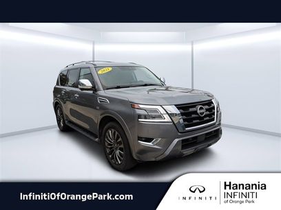Used 2021 Nissan Armada Platinum w/ Captain's Chairs Package