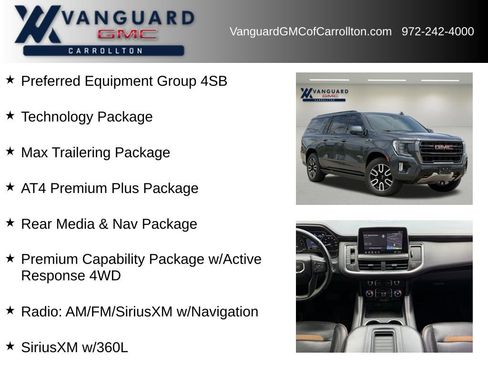 Used 2021 GMC Yukon XL AT4 w/ AT4 Premium Plus Package AWD/4WD image 6