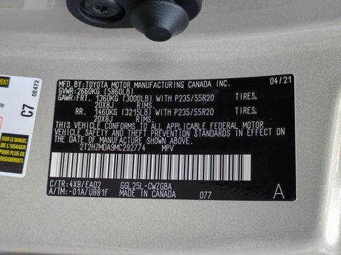 Used 2021 Lexus RX 350 AWD w/ Premium Package image 37