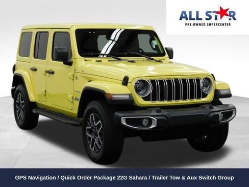 Used 2024 Jeep Wrangler Sahara w/ Technology Group image 1