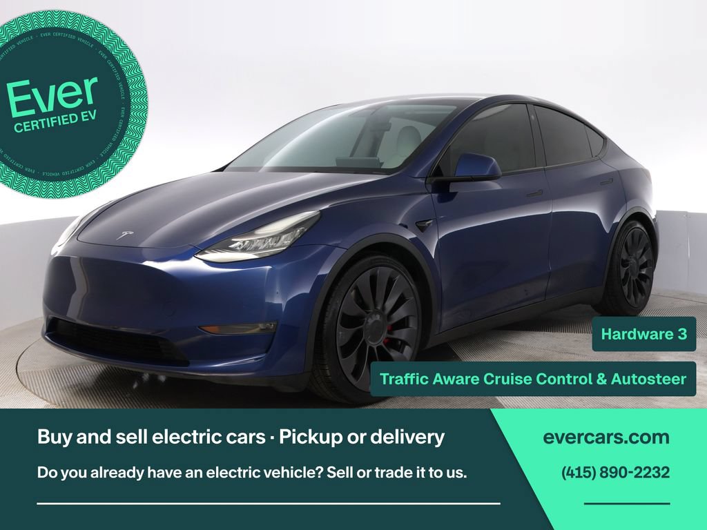 Used 2021 Tesla Model Y Performance AWD/4WD image 1