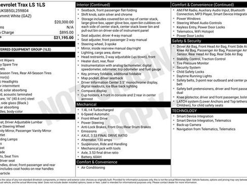 Used 2016 Chevrolet Trax LS image 2