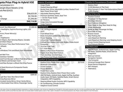 Used 2025 Toyota Prius Plug-In Hybrid FWD image 3