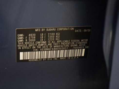 Used 2021 Subaru Legacy Premium AWD/4WD image 26