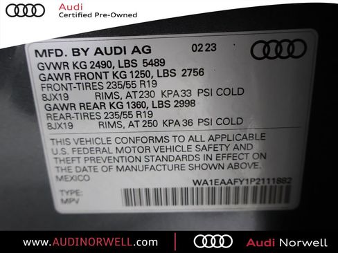 Certified 2023 Audi Q5 2.0T Premium Plus w/ Premium Plus Package image 3