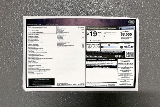 New 2026 Land Rover Discovery Limited Edition AWD/4WD image 12