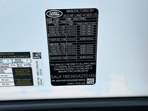 Used 2025 Land Rover Range Rover Long Wheelbase Autobiography AWD/4WD image 44