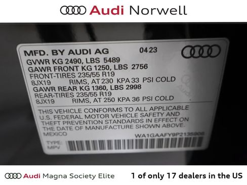Used 2023 Audi Q5 2.0T Premium w/ Convenience Package AWD/4WD image 3