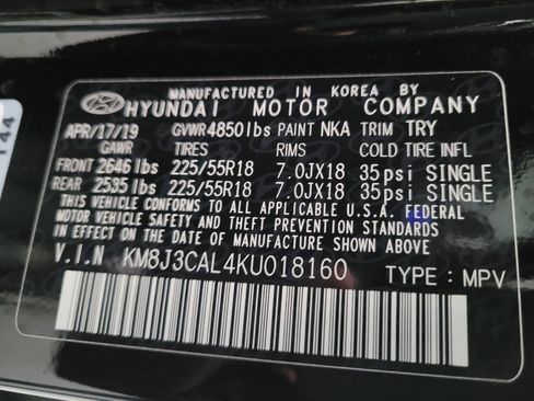 Used 2019 Hyundai Tucson Limited w/ Cargo Package AWD/4WD image 33