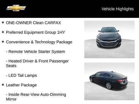 Used 2019 Chevrolet Malibu Hybrid w/ Leather Package FWD image 18
