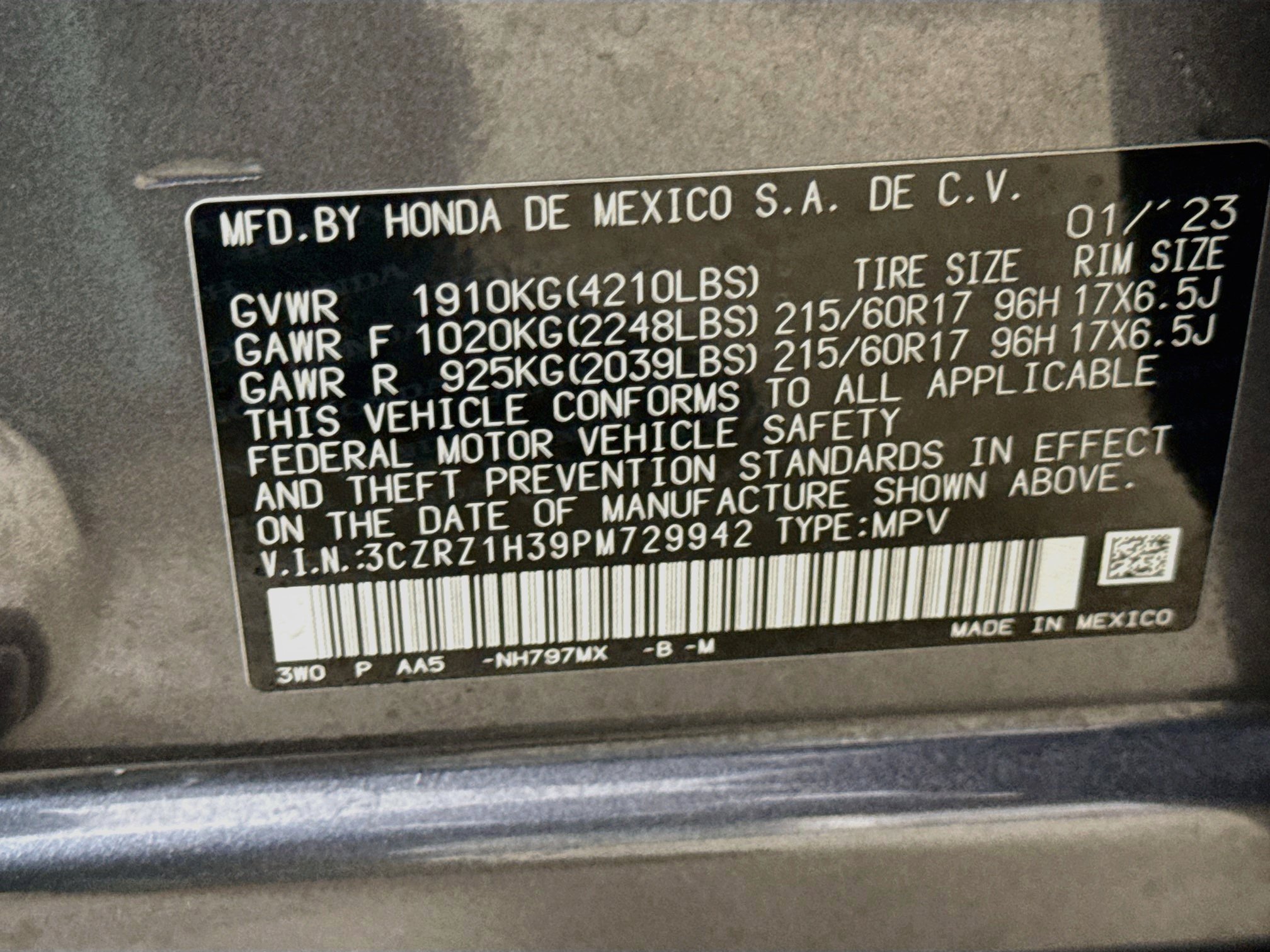 Used 2023 Honda HR-V LX image 28