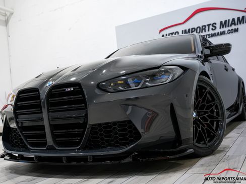 Used 2021 BMW M3 w/ Parking Assistance Package RWD image 2