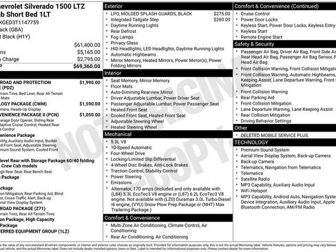 Used 2026 Chevrolet Silverado 1500 LTZ AWD/4WD image 7