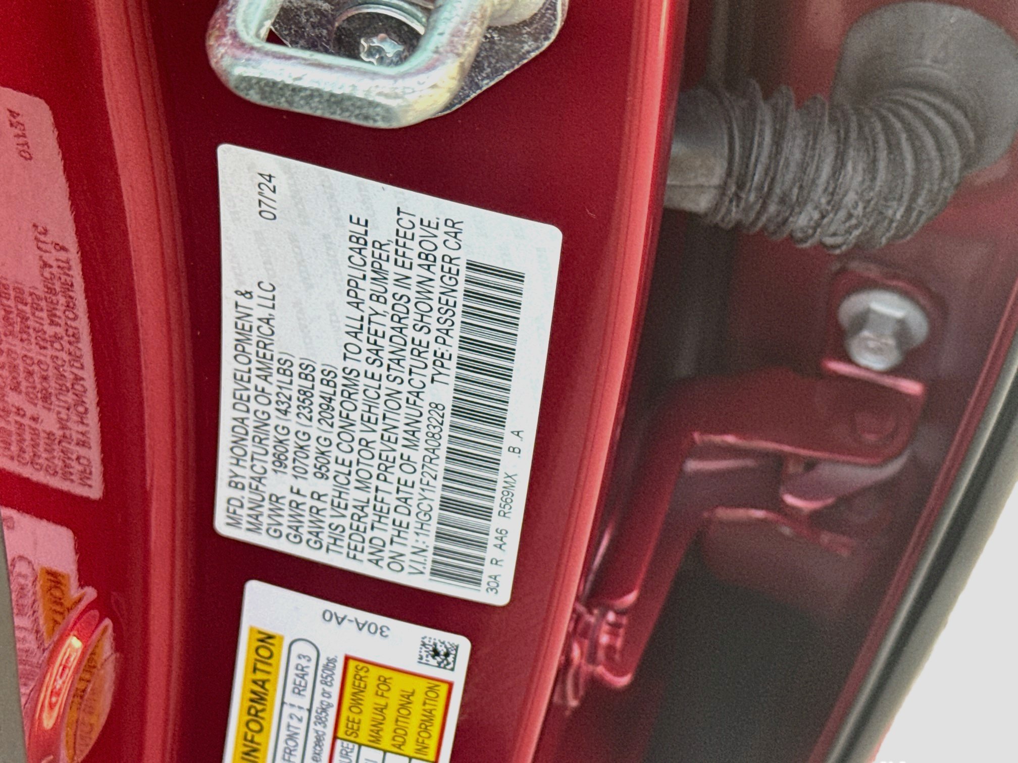 Certified 2024 Honda Accord LX image 36