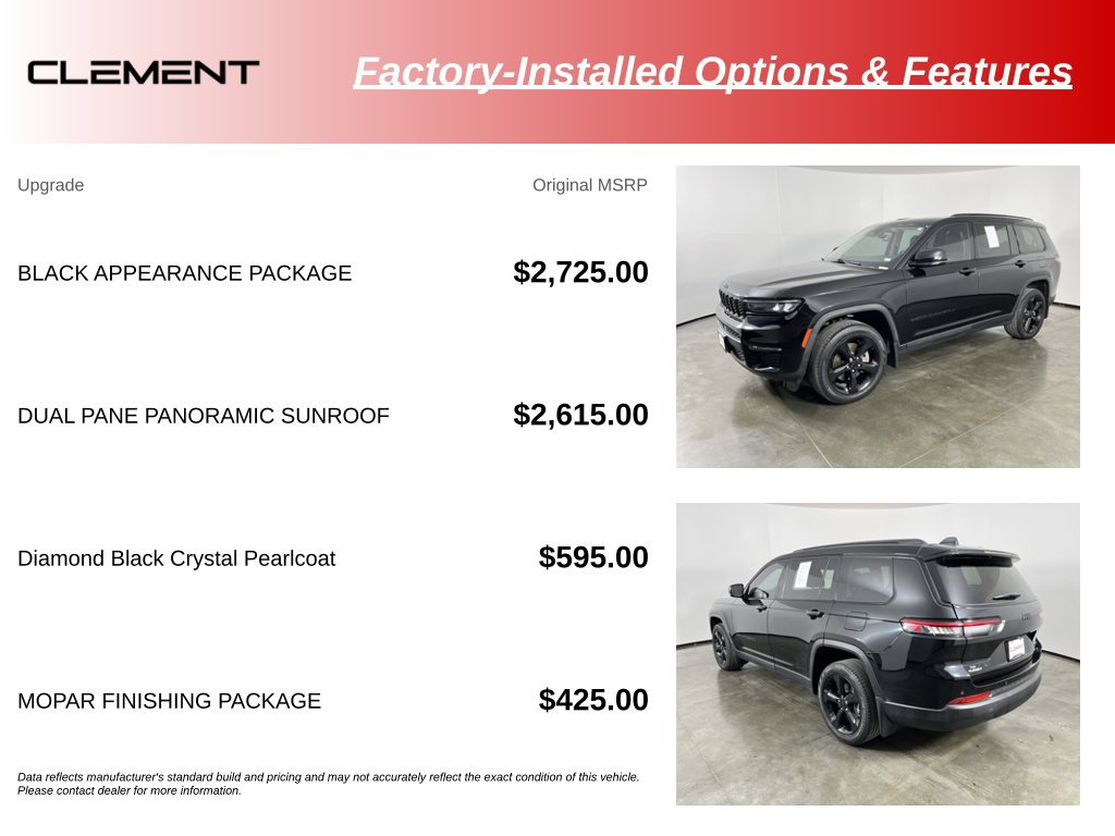 Used 2023 Jeep Grand Cherokee L Limited w/ Black Appearance Package AWD/4WD image 16