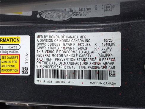 Used 2024 Honda Civic Sport image 23