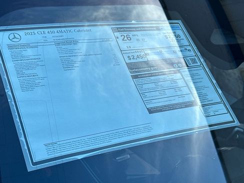 New 2025 Mercedes-Benz CLE 450 4MATIC Cabriolet image 29