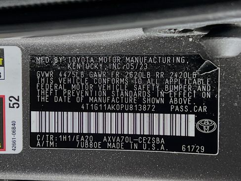 Certified 2023 Toyota Camry SE FWD image 26