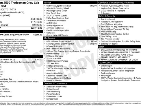 New 2026 RAM 2500 Tradesman AWD/4WD image 3