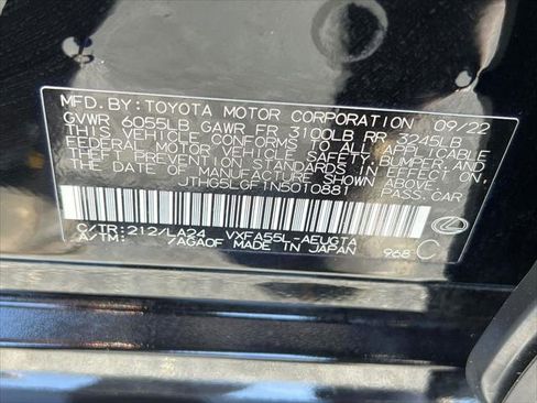 Certified 2022 Lexus LS 500 500 image 36