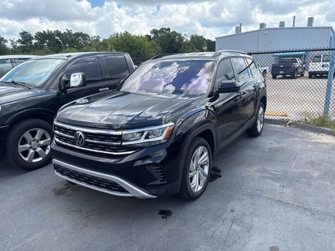 Used 2021 Volkswagen Atlas SE w/ Towing Package AWD/4WD image 1