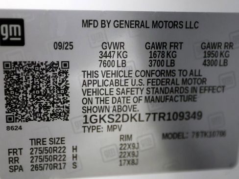 Used 2026 GMC Yukon Denali w/ Sun & Power Step Package AWD/4WD image 61