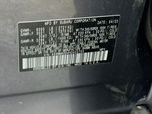 Used 2022 Subaru Ascent Touring AWD/4WD image 40