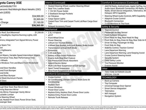 Used 2025 Toyota Camry XSE FWD image 32