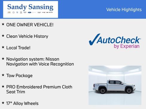 Certified 2023 Nissan Frontier Pro-X w/ Technology Package RWD image 8