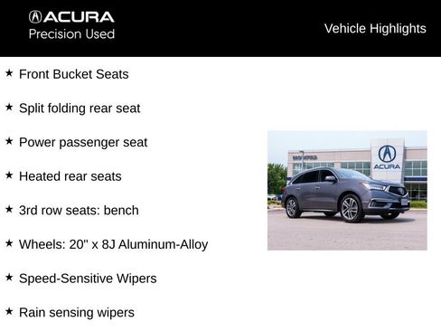 Certified 2017 Acura MDX SH-AWD w/ Advance Package image 25