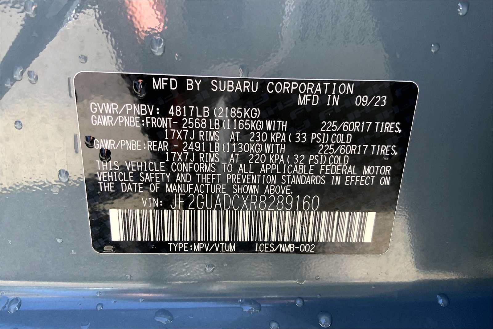 Certified 2024 Subaru Crosstrek 2.0i Premium AWD/4WD image 34