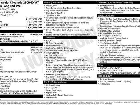 Used 2025 Chevrolet Silverado 2500 W/T w/ WT Convenience Package AWD/4WD image 28