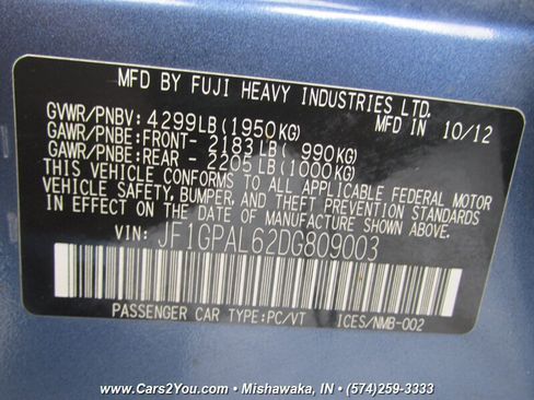 Used 2013 Subaru Impreza 2.0i Sport Premium AWD/4WD image 25
