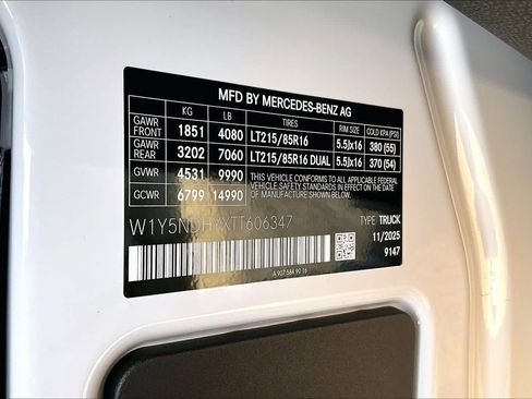 New 2026 Mercedes-Benz Sprinter 3500 image 14