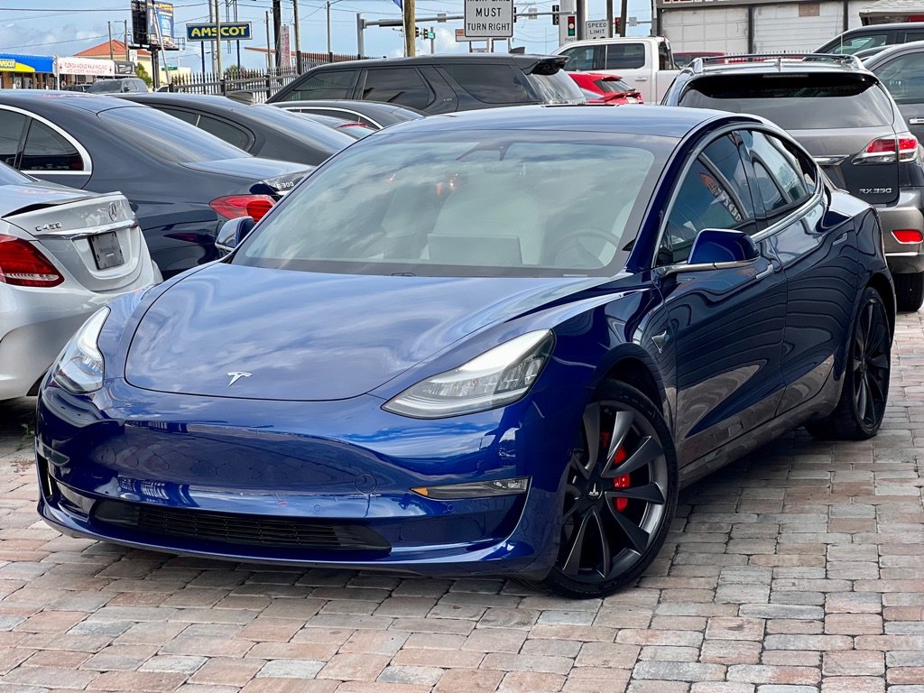 Used 2020 Tesla Model 3 Performance AWD/4WD image 1