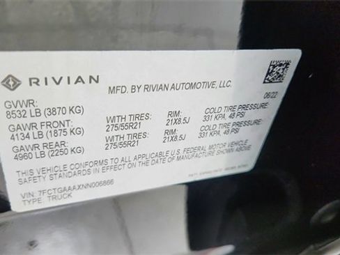 Used 2022 Rivian R1T Adventure image 57