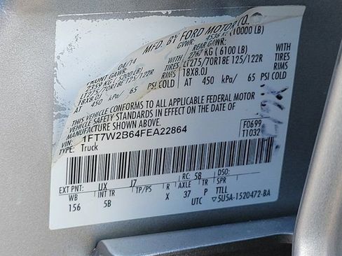 Used 2015 Ford F250 Lariat w/ Chrome Package image 18