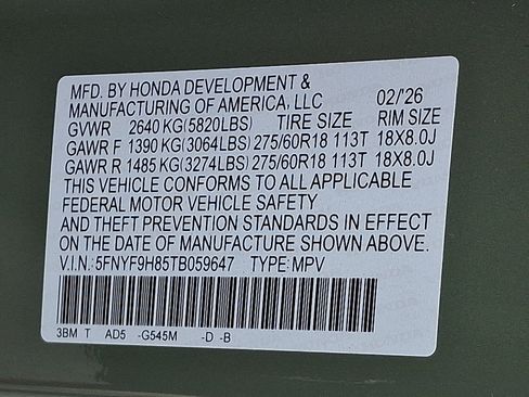 Used 2026 Honda Passport TrailSport Elite image 31