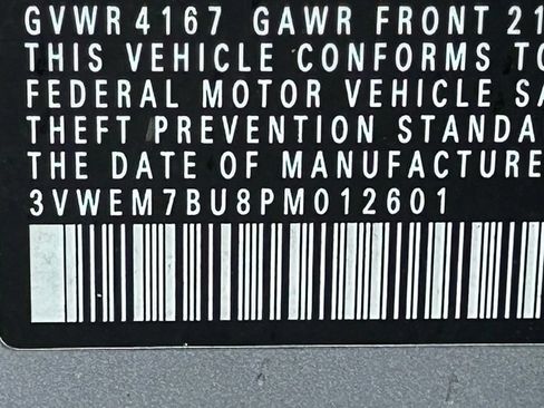 Used 2023 Volkswagen Jetta SE w/ Black Wheel Package FWD image 53