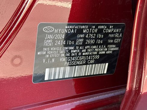 Used 2024 Genesis G70 2.5T w/ Sport Prestige Package RWD image 43