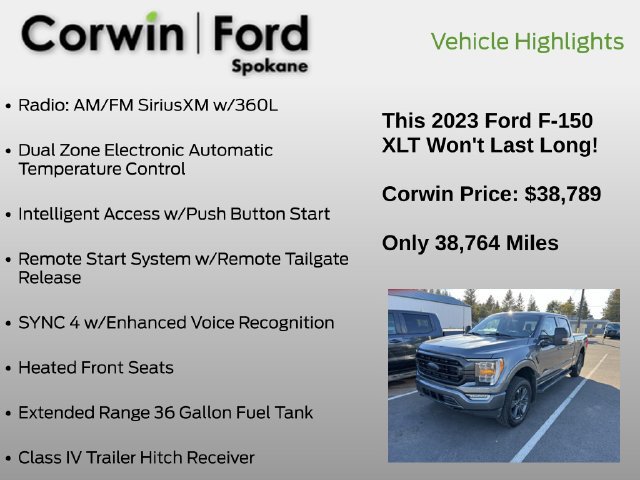 Used 2023 Ford F150 XLT w/ Equipment Group 302A High AWD/4WD image 18