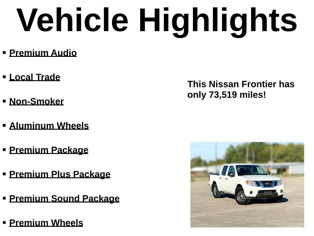 Used 2019 Nissan Frontier SV AWD/4WD image 29