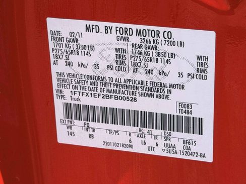 Used 2011 Ford F150 FX4 w/ FX Plus Pkg AWD/4WD image 21
