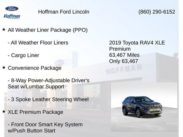 Used 2019 Toyota RAV4 XLE Premium w/ All Weather Liner Package AWD/4WD image 5